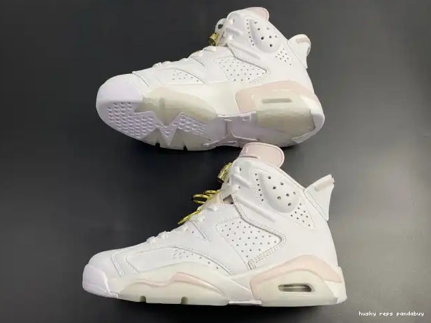 Rep Husky Air Hoops DH9696-100 Jordan Gold 6 Retro (W) 0622